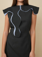 Load image into Gallery viewer, Maze Curve Collar Dress (PRE-ORDER)