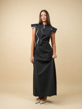 Load image into Gallery viewer, Maze Curve Collar Dress (PRE-ORDER)