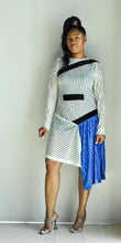 Load image into Gallery viewer, Blue Panel Dress