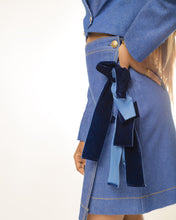 Load image into Gallery viewer, Denim wrap skirt
